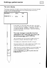 Предварительный просмотр 59 страницы Passap E 8000 Operating Manual