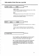 Preview for 43 page of Passap ELECTRONIC 8000 Operating Manual