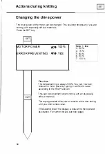 Preview for 96 page of Passap ELECTRONIC 8000 Operating Manual