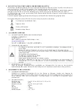 Предварительный просмотр 17 страницы Pastore & Lombardi 12-V 0834 26156A Operating Instructions Manual