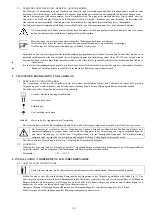 Предварительный просмотр 18 страницы Pastore & Lombardi 12-V 0834 26156A Operating Instructions Manual