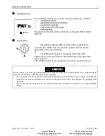 Preview for 13 page of PAT America DS 350 Operator'S Manual