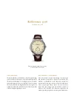 Preview for 8 page of Patek Philippe 5178 Manual