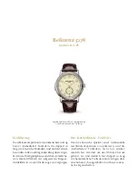 Preview for 13 page of Patek Philippe 5178 Manual