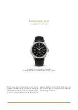 Preview for 3 page of Patek Philippe 5217 Manual