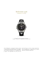 Preview for 3 page of Patek Philippe 5316 Manual