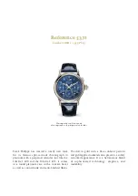 Предварительный просмотр 3 страницы Patek Philippe 5372 Manual