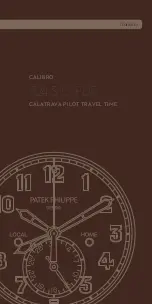 Предварительный просмотр 57 страницы Patek Philippe Calatrava Pilot Travel Time Manual