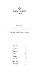 Preview for 2 page of Patek Philippe NAUTILUS CH 28-520 C/522 Manual