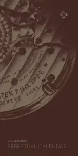 Preview for 1 page of Patek Philippe P2412 Manual