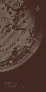 Preview for 1 page of Patek Philippe P2414 Manual