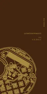 Preview for 5 page of Patek Philippe QUARTZ MOVEMENTS E 15 Manual