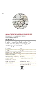 Preview for 54 page of Patek Philippe QUARTZ MOVEMENTS E 15 Manual