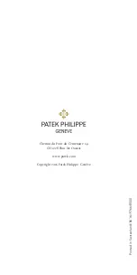 Preview for 90 page of Patek Philippe QUARTZ MOVEMENTS E 15 Manual