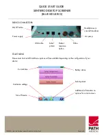 Preview for 1 page of Path medical SENTIERO DESKTOP SOD100497 Quick Start Manual