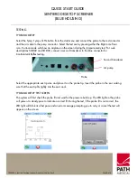 Preview for 2 page of Path medical SENTIERO DESKTOP SOD100497 Quick Start Manual