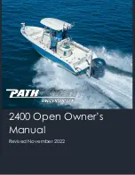 PATHFINDER 2400 Open 2022 Owner'S Manual preview