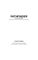 Предварительный просмотр 1 страницы PATHFINDER PT10U Owner'S Manual