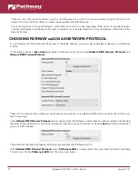 Предварительный просмотр 34 страницы Pathway connectivity solutions Pathport QUATTRO 63 Series User Manual