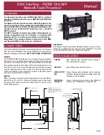 Pathway connectivity solutions PWINF DIN NFP Manual preview