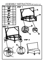 Preview for 2 page of Patio Festival PF19701-G Assembly Instruction Manual