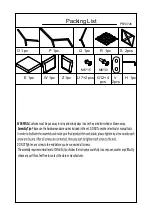 Preview for 3 page of Patio Festival PF20726 Quick Start Manual