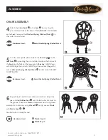 Preview for 5 page of Patio Sense Arria Quick Start Manual