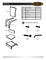 Preview for 3 page of Patio Sense Deluxe Coconino KD 62172 Manual