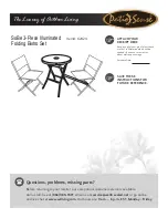 Patio Sense SoBe Assembly Instructions preview