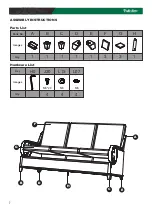 Preview for 8 page of PATIO TIME WICKER SOFA SET... Instruction Manual