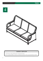 Preview for 12 page of PATIO TIME WICKER SOFA SET... Instruction Manual