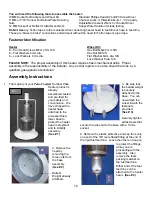 Preview for 10 page of patio PC-02 Assembly, Care And Use Instructions