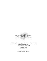 Предварительный просмотр 6 страницы Patioflare PF-CH200-BK Use And Care Manual