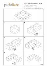 Предварительный просмотр 2 страницы Patioflare PF-CS240-BK Assembly Instructions