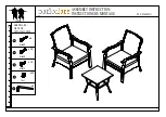 Patioflare PF-CS304SMO Assembly Instruction Manual предпросмотр