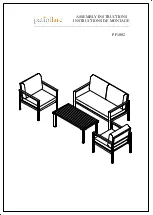 Patioflare PF1002 Assembly Instructions Manual предпросмотр