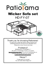 Preview for 1 page of Patiorama HD-FY-07 Manual