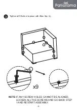 Предварительный просмотр 7 страницы Patiorama PA-02+03+04 Manual