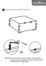 Предварительный просмотр 11 страницы Patiorama PA-02+03+04 Manual