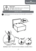 Предварительный просмотр 13 страницы Patiorama PA-02+03+04 Manual