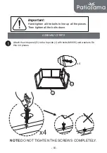 Предварительный просмотр 17 страницы Patiorama PA-02+03+04 Manual