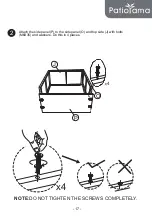 Предварительный просмотр 18 страницы Patiorama PA-02+03+04 Manual