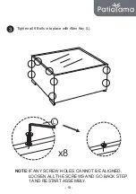 Предварительный просмотр 19 страницы Patiorama PA-02+03+04 Manual