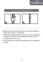 Предварительный просмотр 20 страницы Patiorama PA-02+03+04 Manual