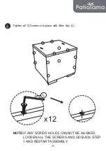 Preview for 9 page of Patiorama PA-10 Assembly Instructions Manual