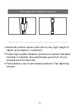 Предварительный просмотр 14 страницы Patiorama PA-N17 Manual