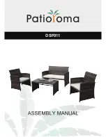 Preview for 1 page of PATIOROMA DSF011 Assembly Manual