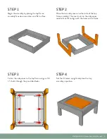 Предварительный просмотр 3 страницы Patiova varaMORA Ottoman w/Tray Assembly Manual