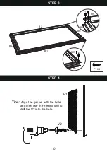 Предварительный просмотр 10 страницы Patiowell T-PS1053S0BNA Assembly Instructions Manual