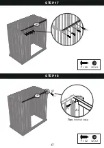 Предварительный просмотр 17 страницы Patiowell T-PS1053S0BNA Assembly Instructions Manual